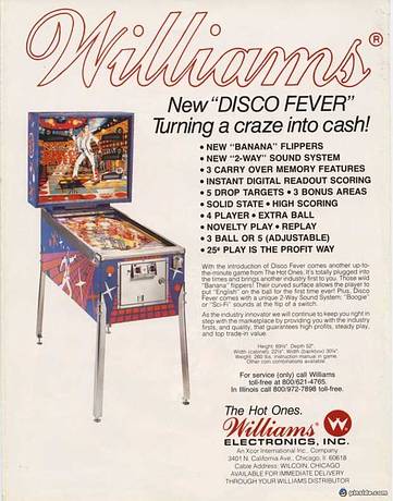 Details about   1978 Williams Disco Fever Pinball Machine Rubber Ring Kit 