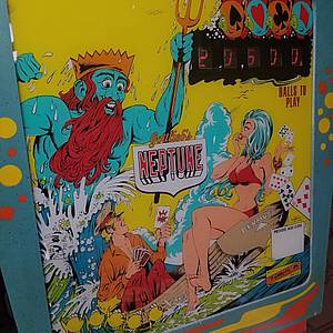 1978 Gottlieb Neptune Poseidon pinball super kit Hit the Deck 
