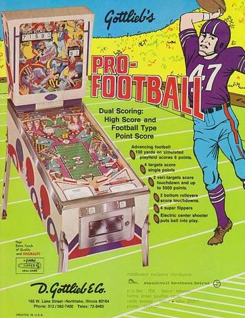 Football Pin Ball Game 