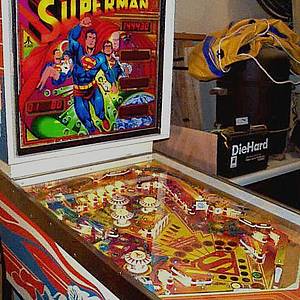 1979 Superman Atari Pinball Man Cave Game Room Shop Metal Sign Repro 9x12" 60509 