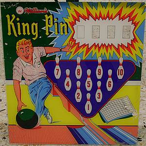 1962 Williams King Pin pinball super kit 