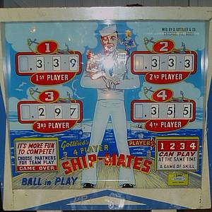 1964 Gottlieb Ship-Mates Pinball Machine Tune-up Kit 